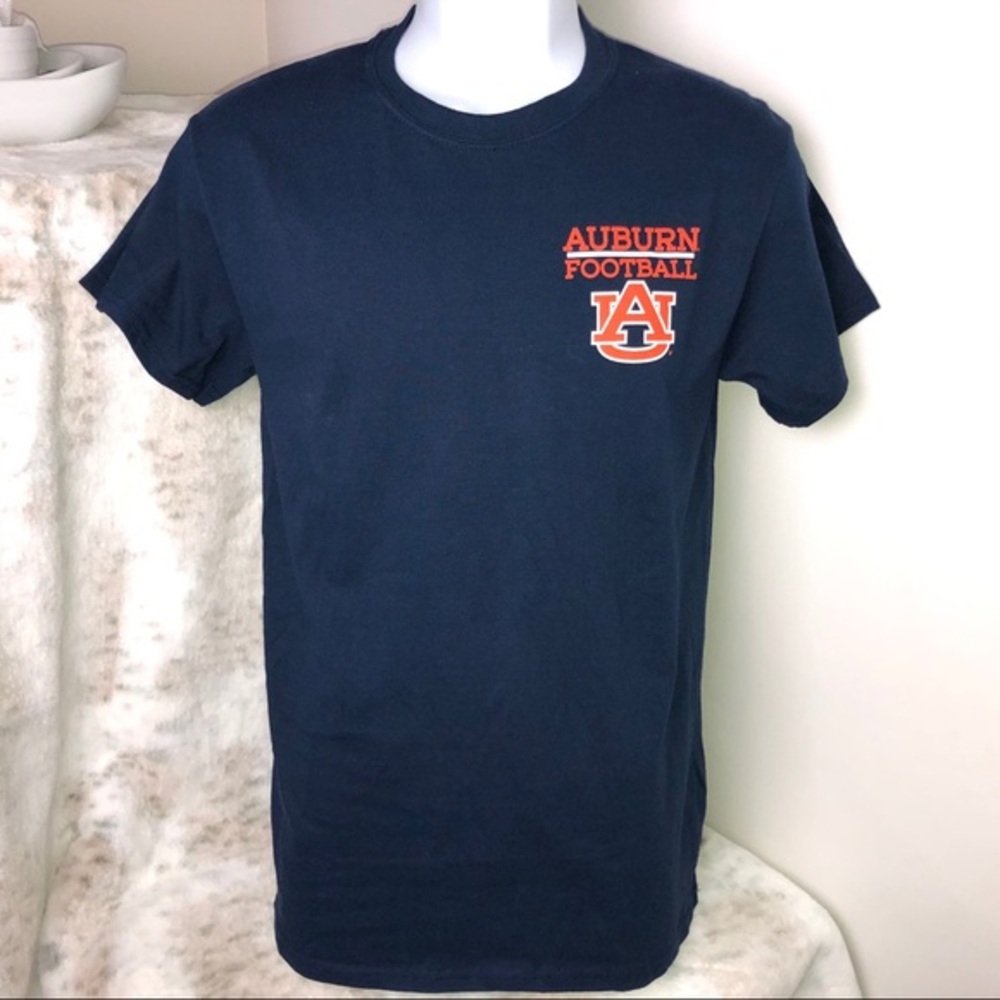 Image One Blue T-Shirt Auburn‎ Football Men Small